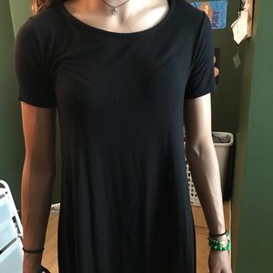 Black t-shirt dress